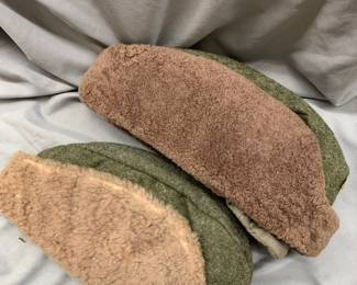 PAIR OF SWEDISH WOOL COLD WEATHER CAPS