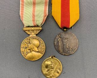 WW1 FRENCH CAMPAIGN MEDALS