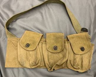 WW1 U.S. BAR MAGAZINE BANDOLIER