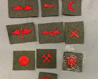 U.S. MARINE CORPS WW2 SERVICE GREEN STRIKERS