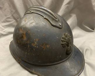 WW1 FRENCH ADRIAN HELMET WITH REPRO LINER