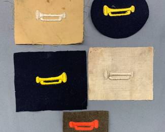 PRE-WWI To WWII U.S. MARINE CORPS BUGLER SPECIALTY PATCHES