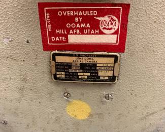 RARE AIR FORCE U-2 SPY PLANE CAMERA LENS