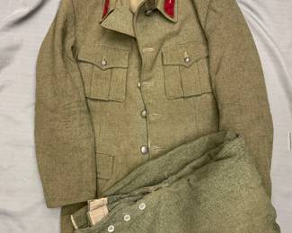 SWEDISH MILITARY WOOL UNIFORM WITH TROUSERS