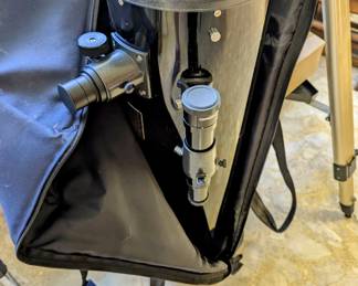 Telescope has its own protective case.