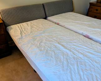 Trundle bed shown side by side.