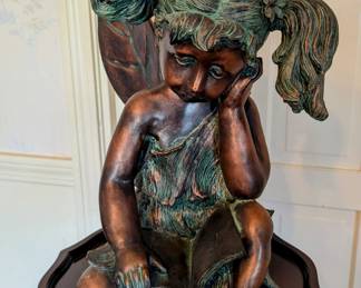 Lovely Large Fairy - Copper look.