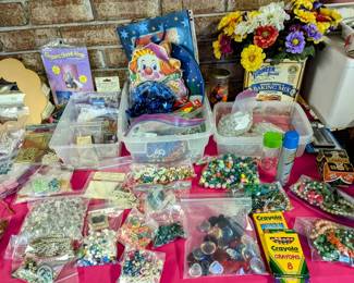 Beads, etc., - for crafting.