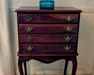 Silverware / Linen Chest - $140 - 24" long, 15" deep, 29" tall.