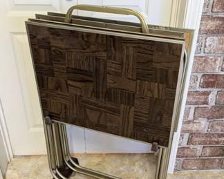 $40 - Mid-Century Modern TV Trays.