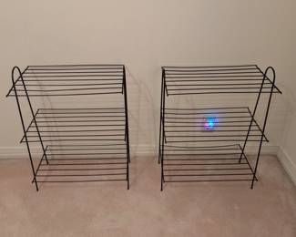 Mid Century Modern WIRE Tables - $15 each - 2 available - 18" wide, 11" deep, 25" tall.
