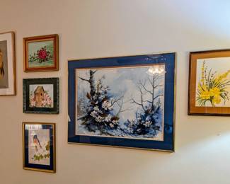 All pictures shown were painted by Peggy Bozant and are for sale!