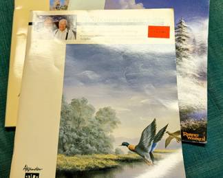 More than 100 art books - from all different artists.