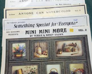 More than 100 art books - from all different artists.