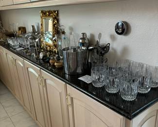 Full Bar including Mikasa Park Lane Double Old Fashioned Glasses