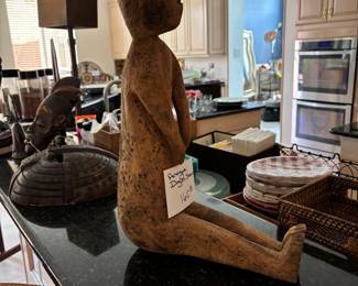 Large Collection of African Carved Wood Masks, Ceremonial Boxes, Statues and Headdresses