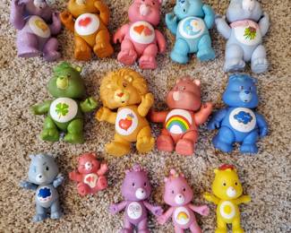 2-3.5 inch 1980s Care Bear toys