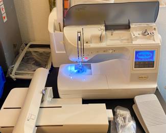 Baby lock Ellure Plus Sewing Embroidery machine with embroidery unit and hoops