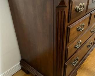 dresser showing finishing