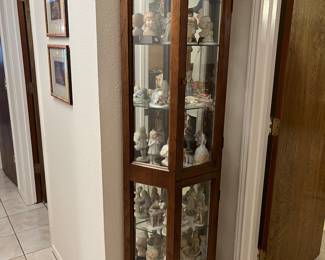 Curio Cabinet full of Francis Hook