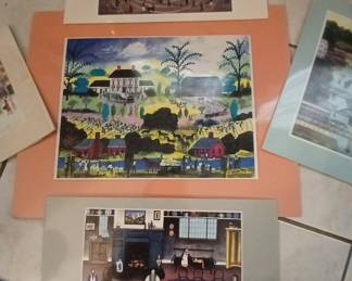J L Munro signed prints