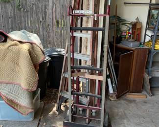 Appliance dolly, ladders