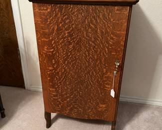 Quarter Sawn Oak record cabinet
