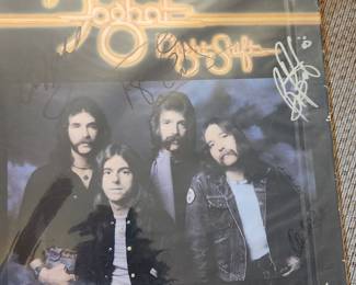 Autographed Album Foghat Night Shift