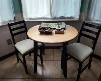 Table and chairs