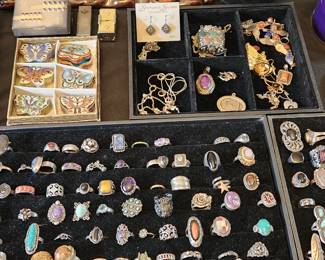 Rings and costume jewelry