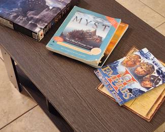 Video Game manuals, table