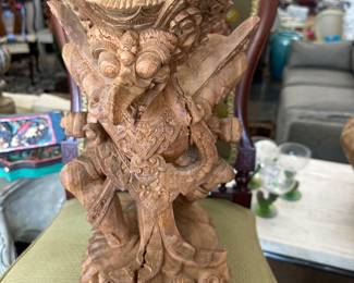 Indonnesian Bali wood sculpture 