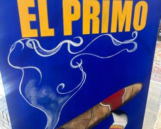 Large El Primo painting. 