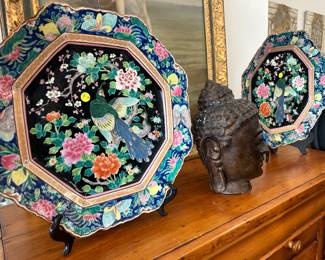 Chinese Famille Rose Porcelain Chargers