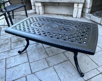 Frontgate patio coffee table 24" x 42" x 19"H 
