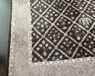 Nourison 5'6" x 7'6" wool rug 