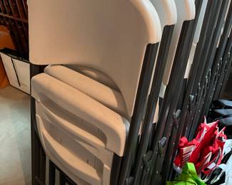 (6) Lifetime folding chairs