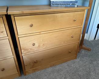 (2) Crate & Barrel/Land of Nod dressers 18" x 33" x 31"H 