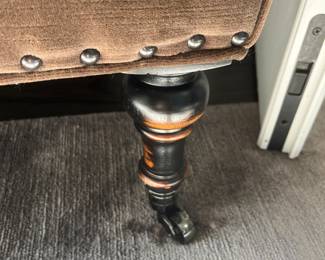 (2) Arhaus upholstered settees 35" x 65" x 31"H 