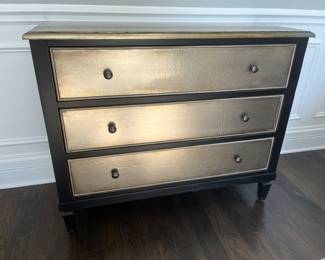 Walter E. Smithe chest of drawers 18" x 42" x 34"H (drop front on top drawer for media storage!) 