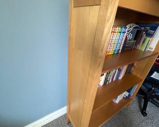 Crate & Barrel/Land of Nod bookcase 12" x 38" x 51"H 