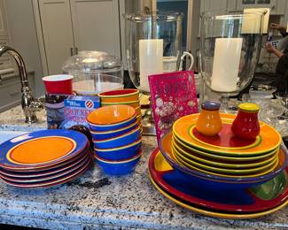 Dansk hand painted dishes.....