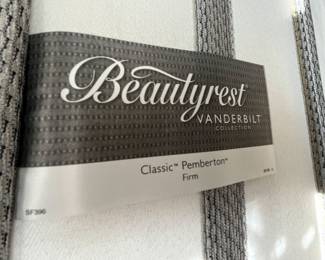 Beautyrest king mattress and box spring 