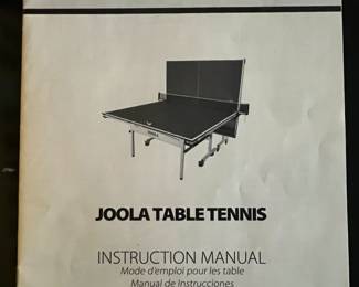Joola ping pong table 