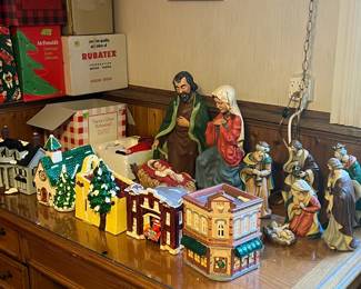 Christmas Collectibles:   Dept 56, Manger figurines