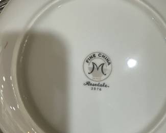 Rosedale fine china