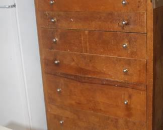 Large 7 drawer chest was used for tool storage