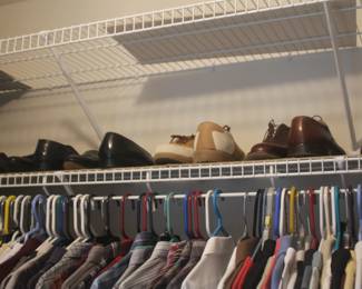 Lots of high end shoes