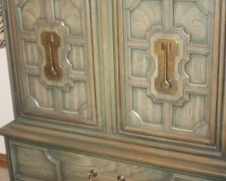 Tall chest has a hint of green