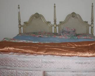 King size bed with mattress and box bprings